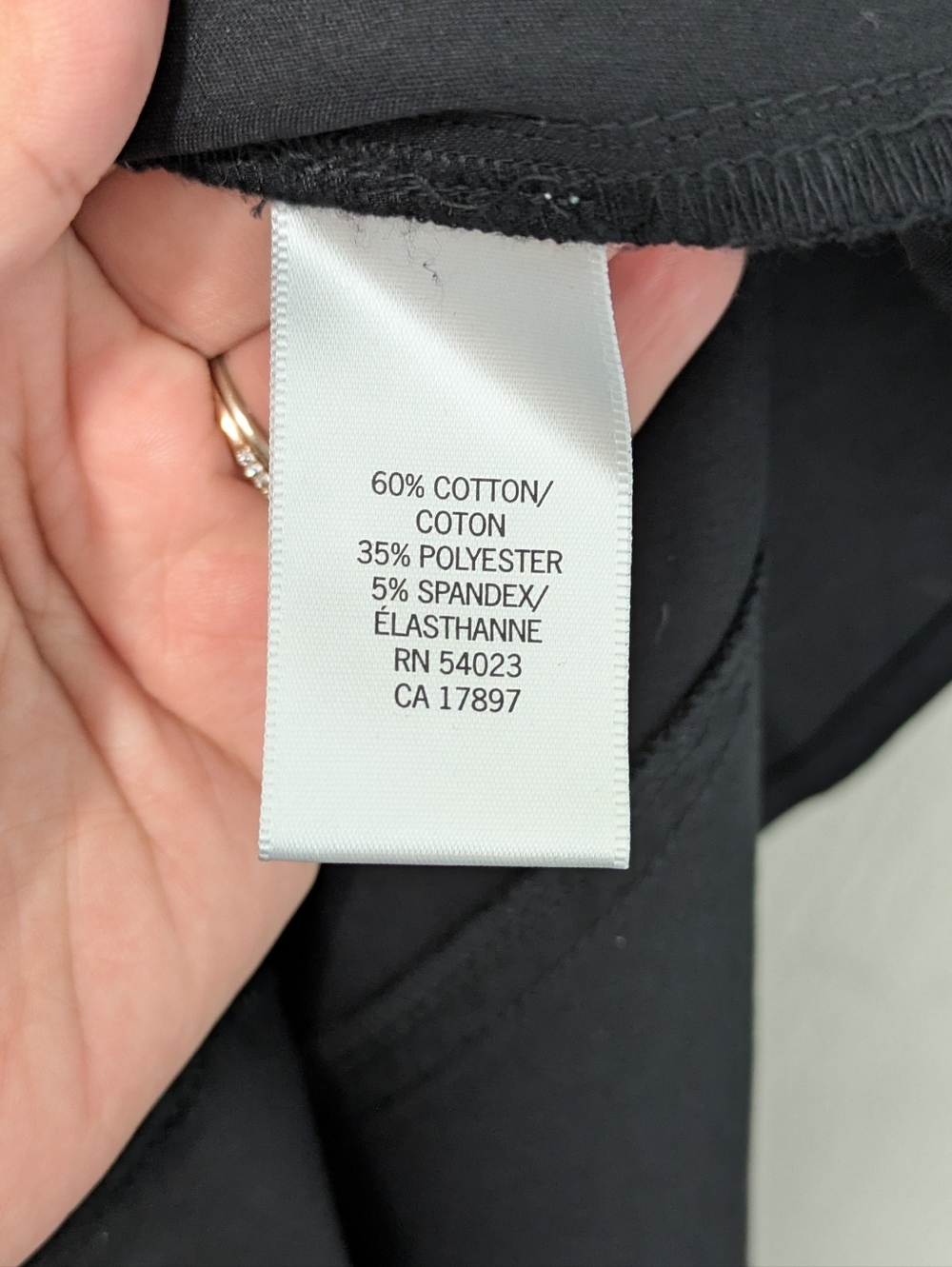 Banana Republic Black Cotton Tie Waist Midi Minimalist Dress 2 - Picture 6 of 6